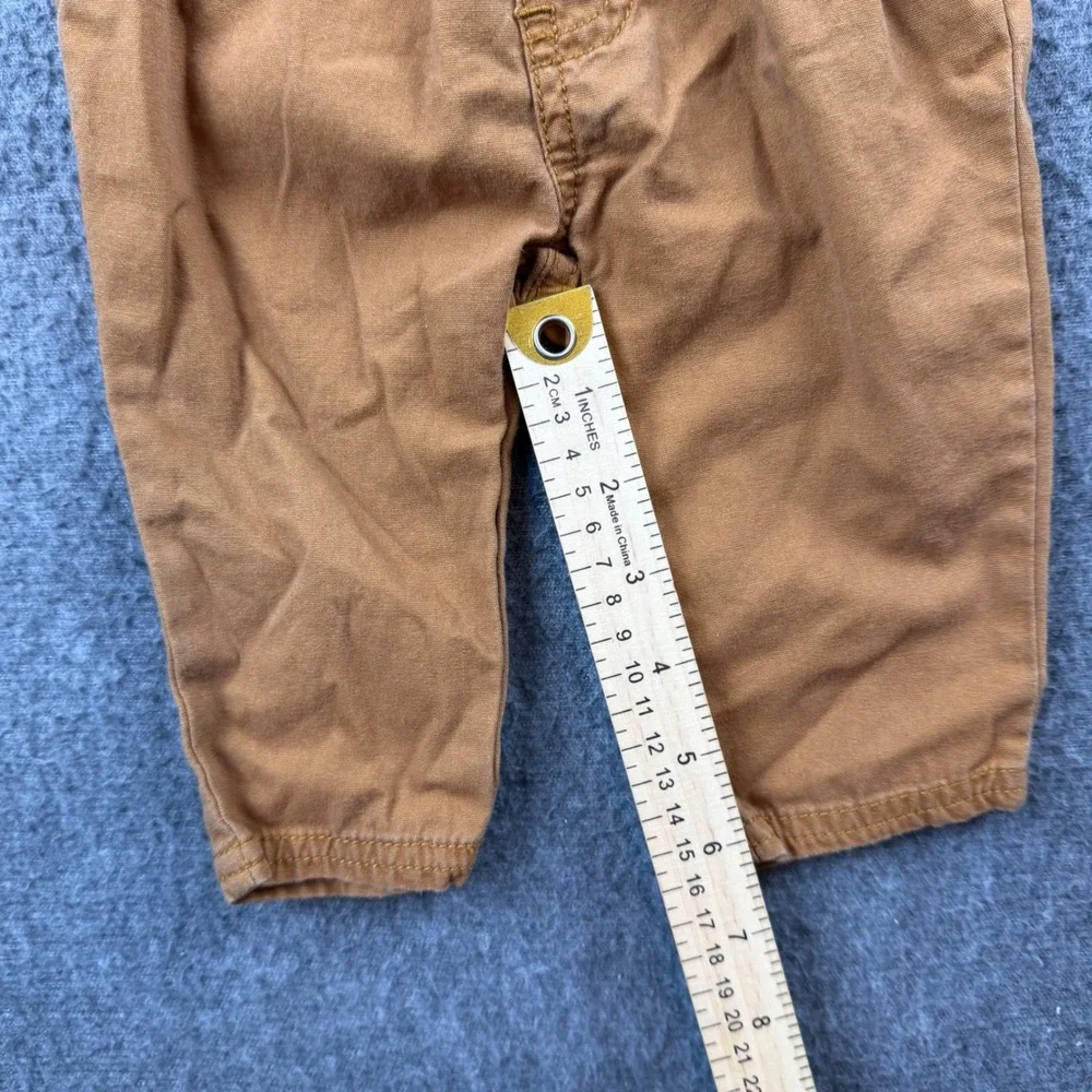 Carter's Jogger Pants Kid's 6M Brown‎ Elastic Waist 100% Cotton Chino Trousers